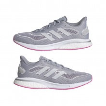 adidas Running Shoes Supernova (Cushioning) Light Grey/Pink Women